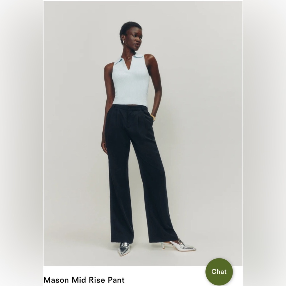 Reformation Mason Midrise Pant 4